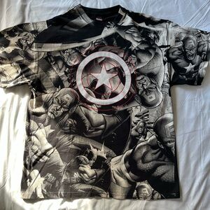 Marvel AOP Captain America Tee